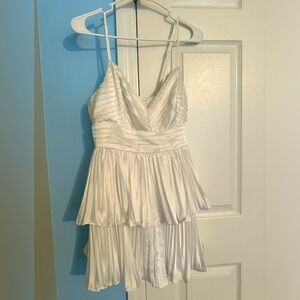 Short white dress
